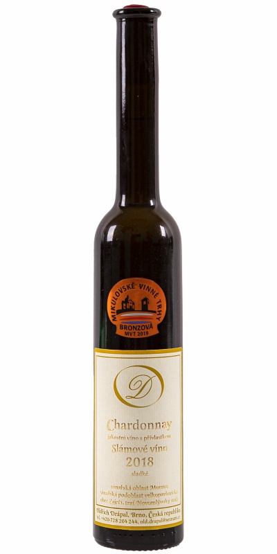 Chardonnay Slámové 2018 - 0,20 l